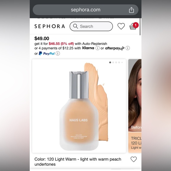 Haus Labs Foundation Light Warm 120 - Picture 5 of 5